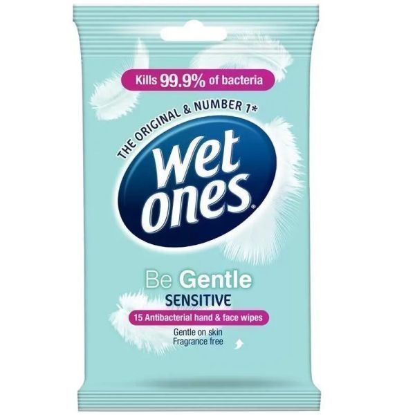Wet Wet Ones Be Gentle Sensitive Travel Pack Pack 15 product image for SEO and accessibility