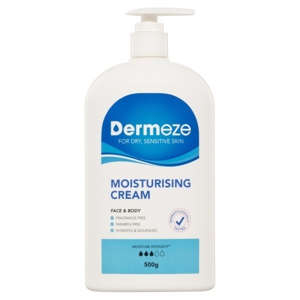 Dermeze Dermeze Moisturising Cream 500g Bottle product image for SEO and accessibility