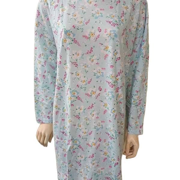Petal Back Petal Back Nightie short sleeve Aqua/Pink Floral Extra Large product image for SEO and accessibility
