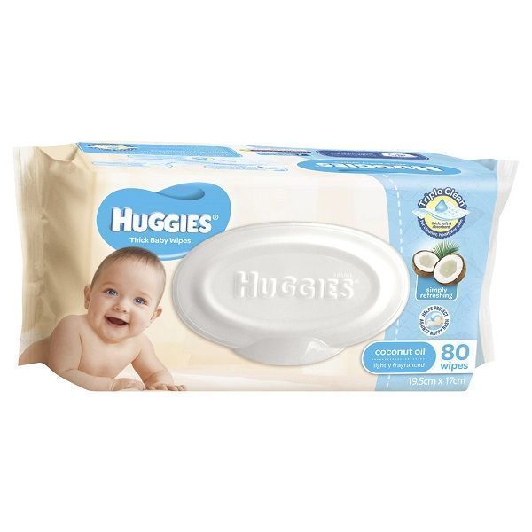 Huggies Huggies Baby Wipes Coconut Scented Pk80 product image for SEO and accessibility