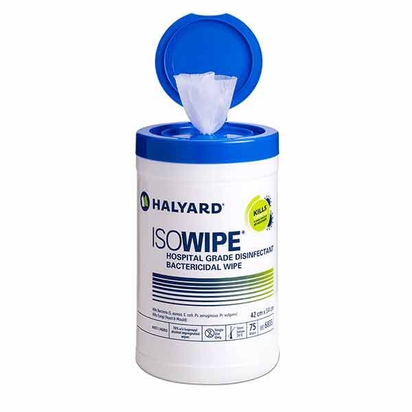 Isowipe Disinfecting Wipes Canister 75 - Image 3