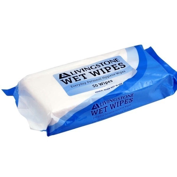 Livingstone Livingstone Adult Extra Large Thick Wet Wipes 24x30cm Pk50 product image for SEO and accessibility
