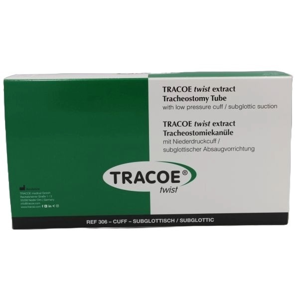 Tracoe Tracoe twist Tracheostomy Tube Non-fenestrated Low Pressure Size 6 product image for SEO and accessibility