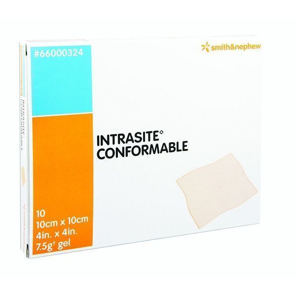 Intrasite Conform Impregnated Dressing 10x10cm - Intrasite product image for SEO optimization
