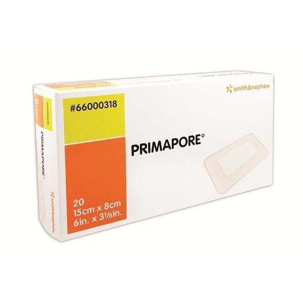 Primapore And Melolin Adhesive Dressing 8x15cm - Primapore product image for SEO optimization