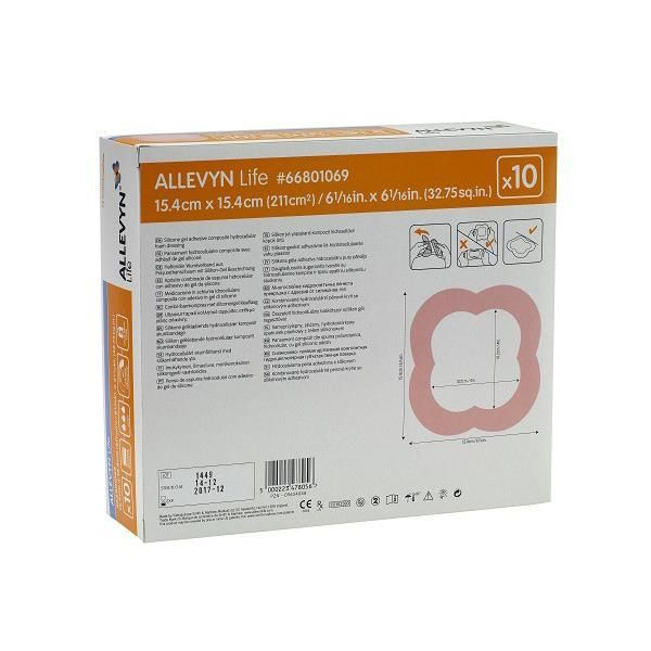Allevyn Life Adhesive Foam Large 15.4x15.4cm - Image 3