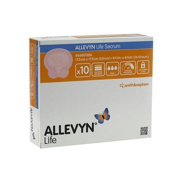 Allevyn Life Sacrum 17.2x17.5cm Small - Allevyn product image for SEO optimization