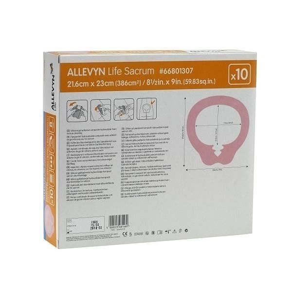 Allevyn Life Sacrum 21.6cm x 23cm Large Box 10 - Image 2