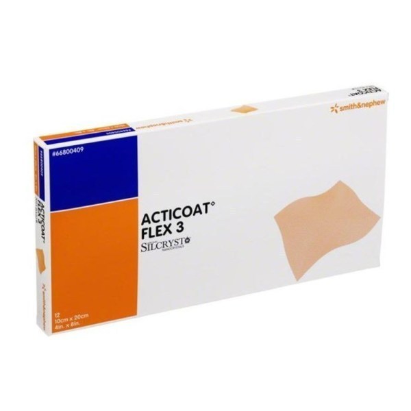 Acticoat Flex3 Silver Dressing 10x20cm - Acticoat product image for SEO optimization