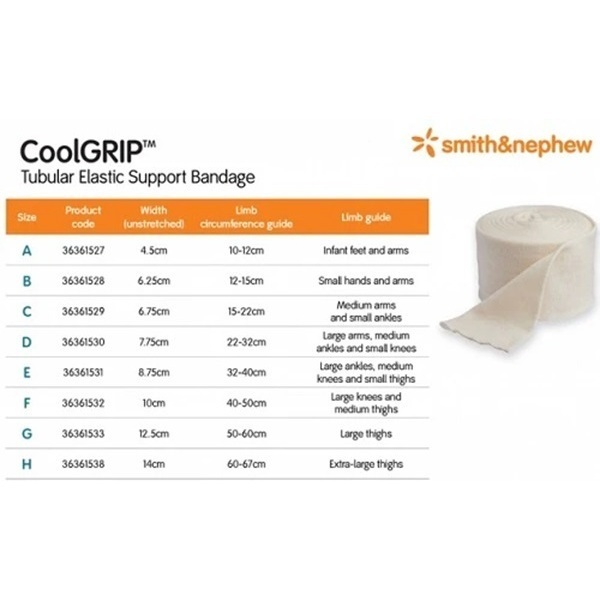 Coolgrip Tubular Support Size D 7.5cmx10m - Image 3