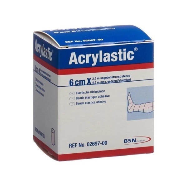 Acrylastic Bandage 6cmx2.5m - Acrylastic product image for SEO optimization