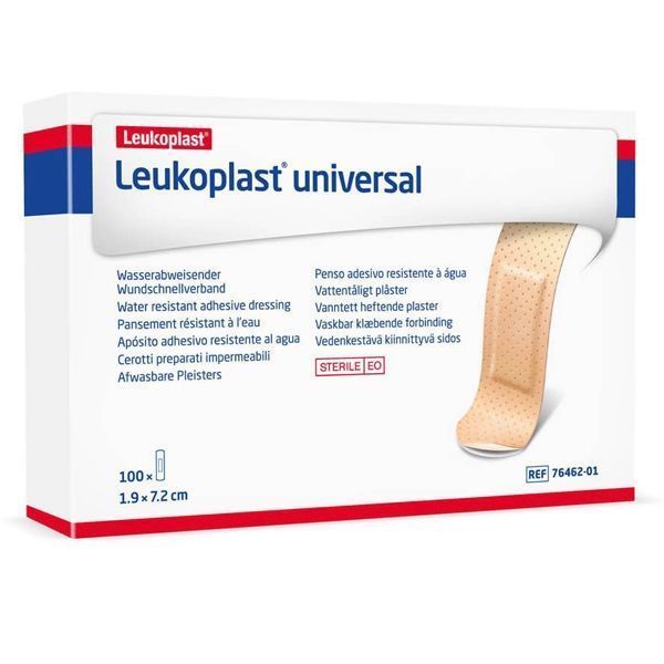 Leukoplast Universal Sterile 19x72mm Tan Bx 100 - Leukoplast product image for SEO optimization
