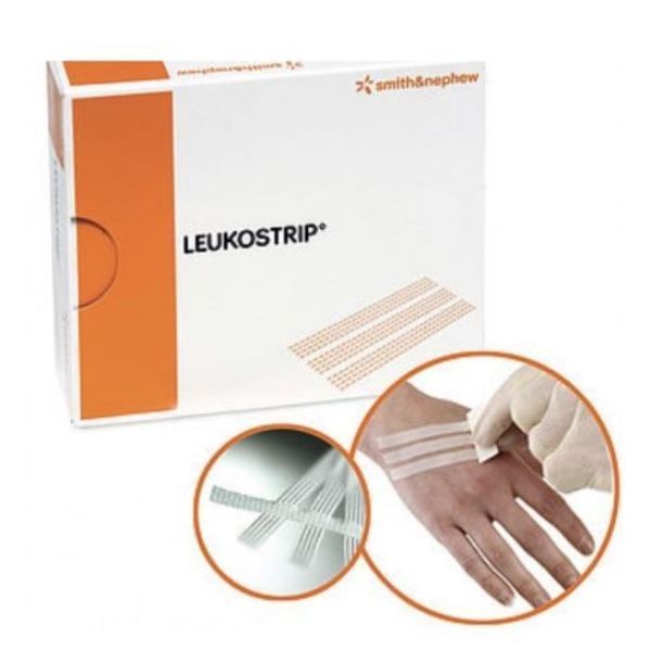 Leukostrip Wound Strips 26x102mm Pack 4 - Leukostrip product image for SEO optimization