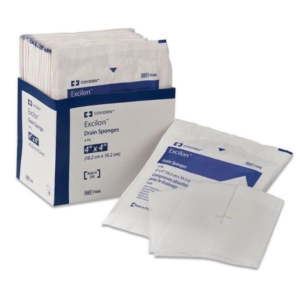 Tyco (Excilon) Split Drain Sponge 10x10cm pk2 - Tyco product image for SEO optimization