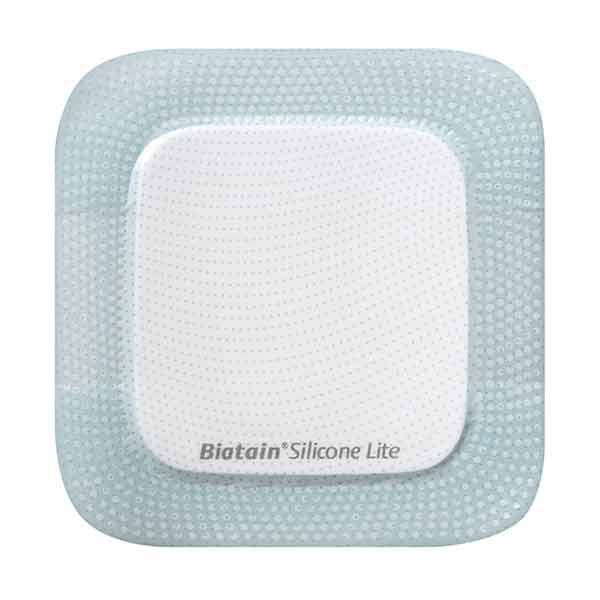 Biatain Silicone Lite Adhesive Foam Dressing 10x10cm - Biatain product image for SEO optimization