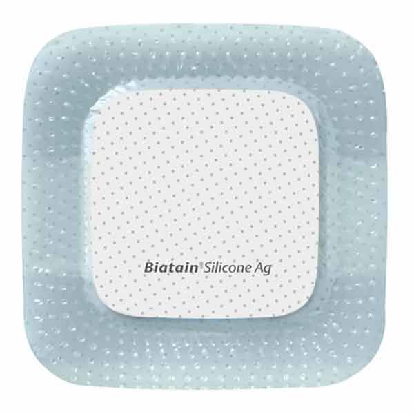 Biatain Silicone Silver 7.5x7.5cm - Biatain product image for SEO optimization