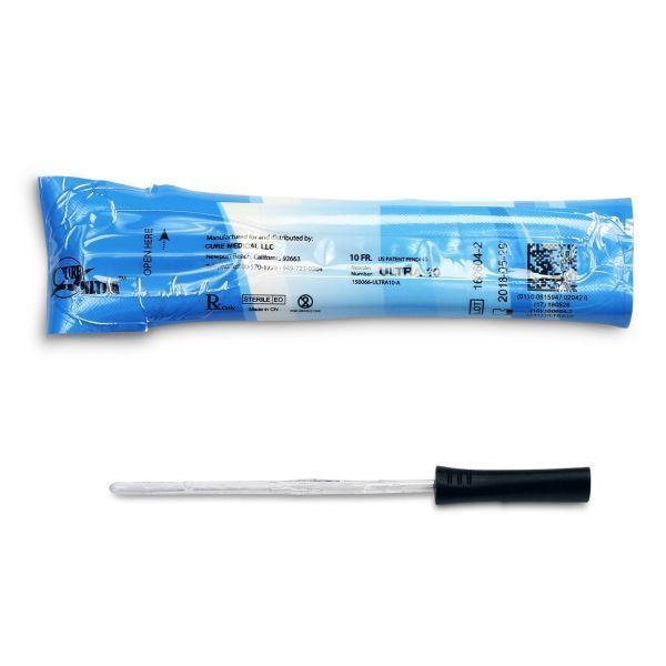 Image of Cure Catheter Ultra Pre Lubricated Female FG10 Box 30 by Cure
