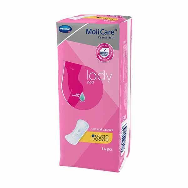 Image of MoliCare Premium Lady Pads 1 Drop 181ml Pack 14 by MoliCare