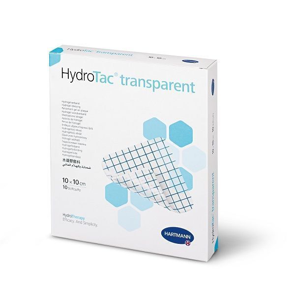 HydroTac Transparent 10x10cm - HydroTac product image for SEO optimization