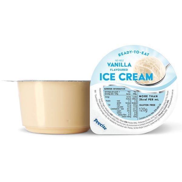 Precise No Melt Vanilla Flavoured Ice Cream - Precise product image for SEO optimization
