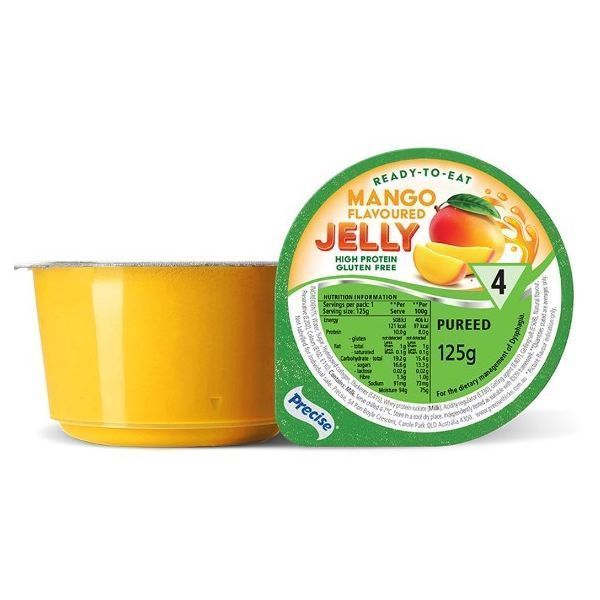 Precise Ready To Eat Mango Flavoured Jelly Level 4 125g - Precise product image for SEO optimization