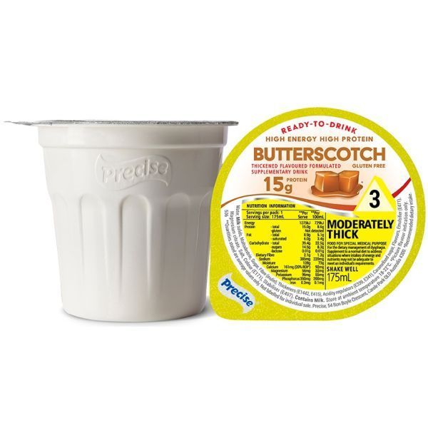 Precise Ready To Drink High Energy High Protein Butterscotch Level 3 185ml - Precise product image for SEO optimization