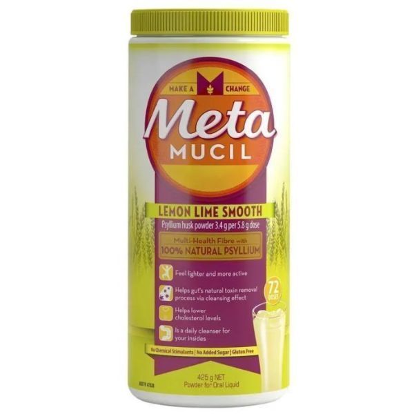 Metamucil Smooth Lemon Lime 425g - Metamucil product image for SEO optimization