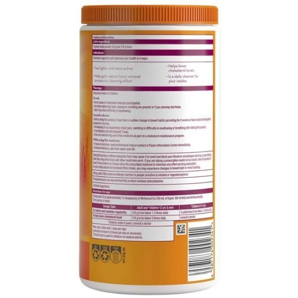 Metamucil Smooth Orange Powder 673gm - Image 2