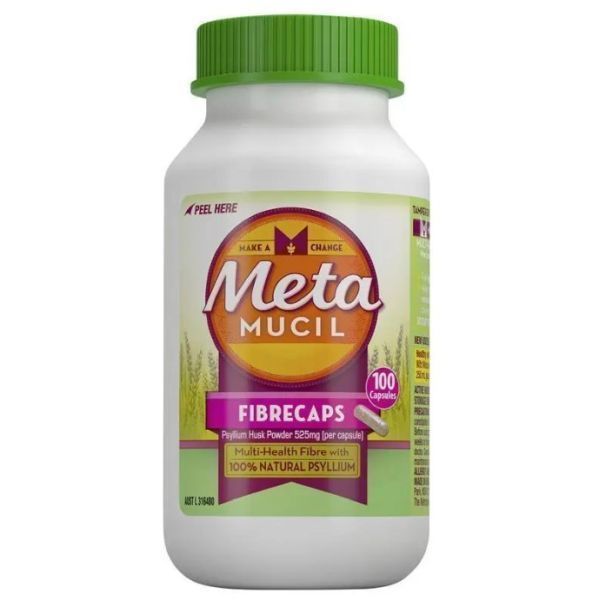 Metamucil Fibre Capsules 100 - Metamucil product image for SEO optimization