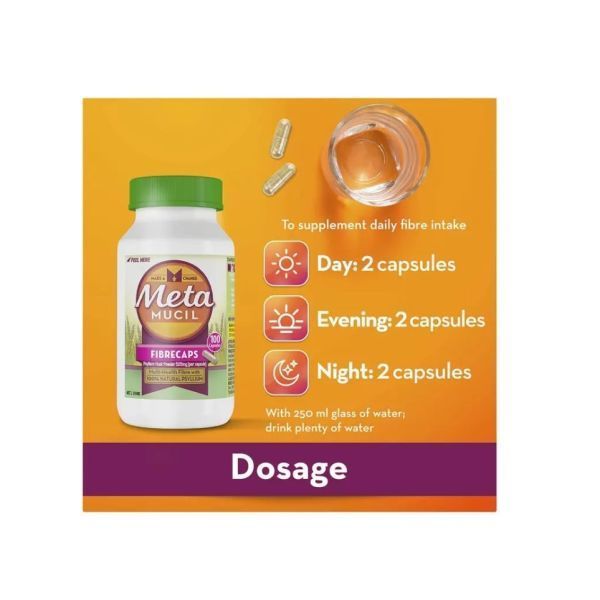 Metamucil Fibre Capsules 100 - Image 3