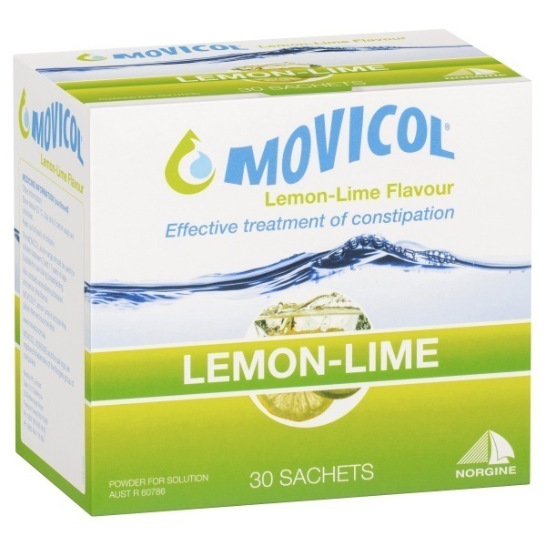 Image of Movicol Lemon Lime Sachet 13.7g Box 30 by Movicol