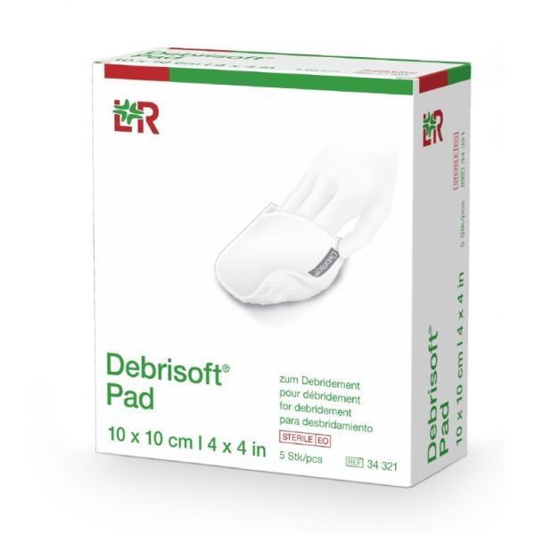 Debrisoft Monofilament Fibre Debridement Pad 10x10cm - Debrisoft product image for SEO optimization