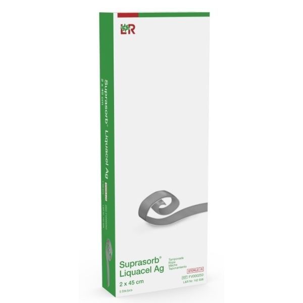 Suprasorb Liquacel Ag 2cm x 45cm - Suprasorb product image for SEO optimization