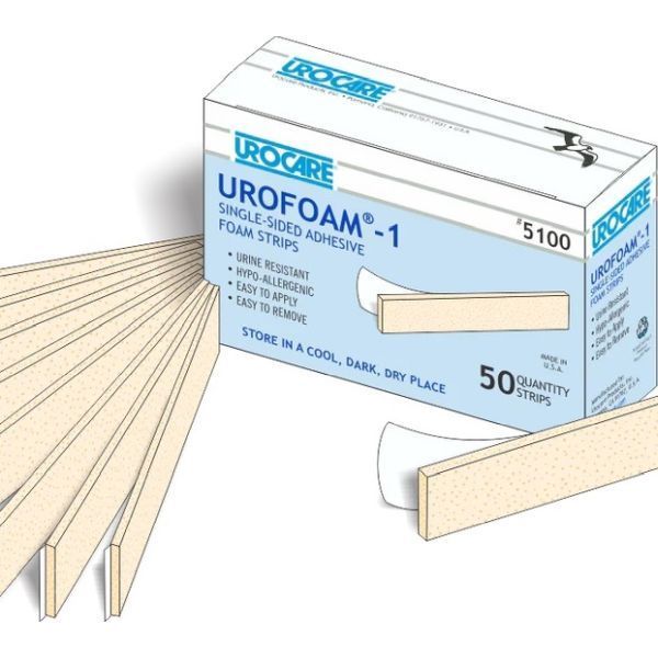 Image of Urocare Single Sided Adhesive Foam Strips by Urocare