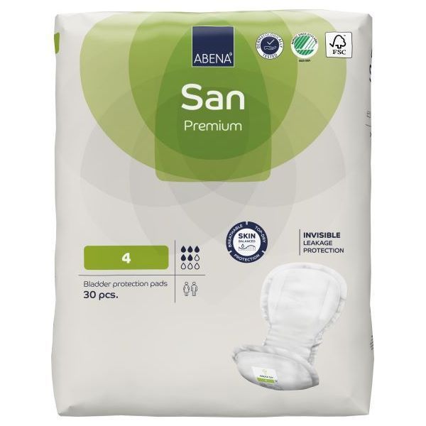 Image of Abena San 4 Premium Green 800ml Pk 30 by Abena