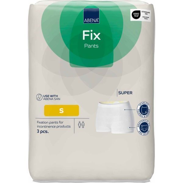 Image of Abena Fix Net Pants Super Small Yellow 75-105cm Pk3 by Abri-Pants