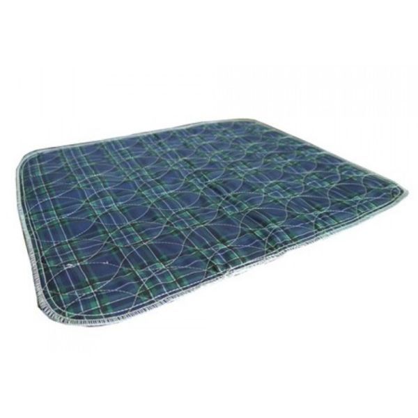 Image of Drycare Chair Pad Waterproof backing Tartan 85x58cm by Drycare