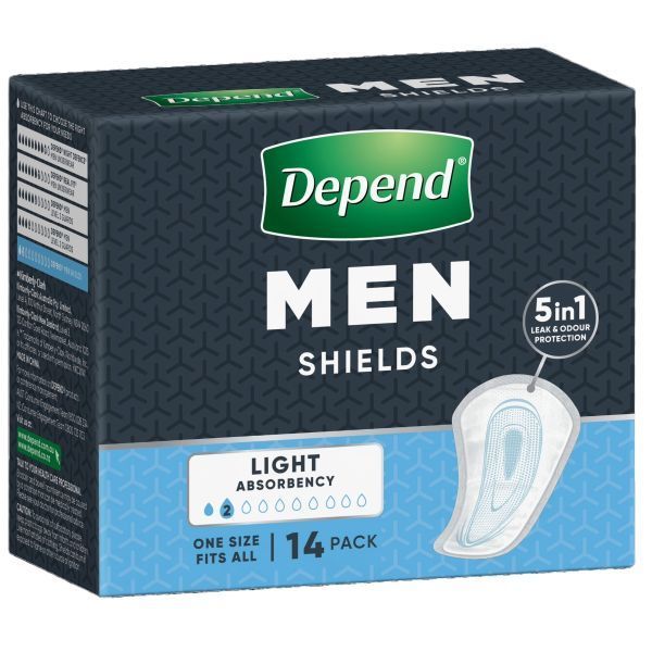 Image of Depends Shields For Men Pk14 by Depend