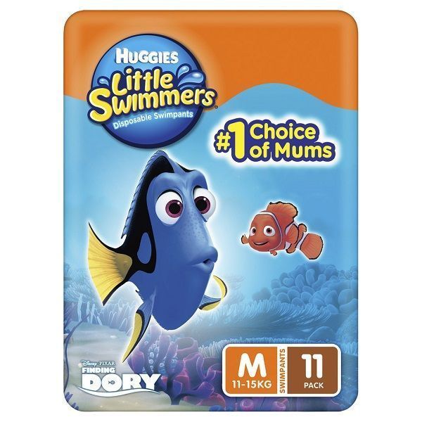 Image of Huggies Little Swimmers Medium 11-15kg Pk11 by Huggies