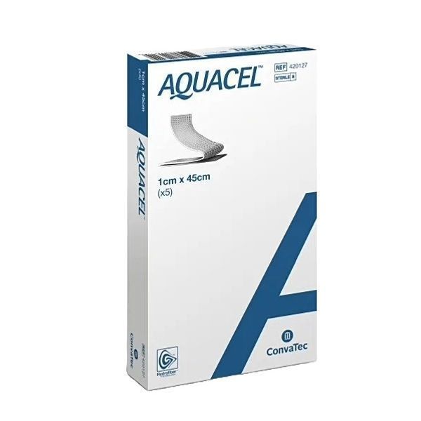 Aquacel Hydrofiber Ribbon Dressing 1x45cm - Aquacel product image for SEO optimization