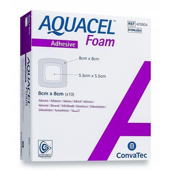 Aquacel Foam Adhesive 8x8cm - Aquacel product image for SEO optimization