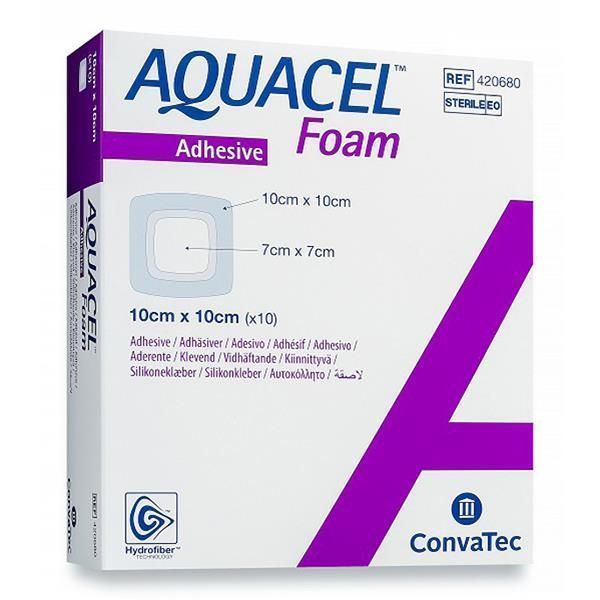 Aquacel Foam Adhesive 10x10cm - Aquacel product image for SEO optimization
