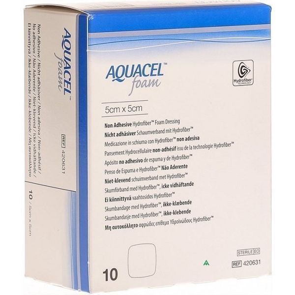 Aquacel Foam Non Adhesive 5x5cm - Aquacel product image for SEO optimization