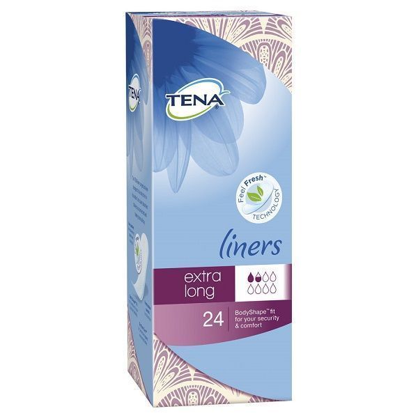 Image of Tena Liners Extra Long Length 75ml Pk24 by Tena