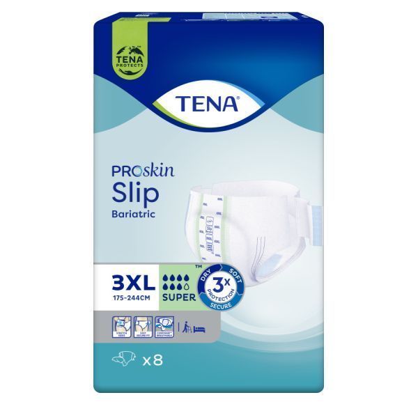 Image of Tena Stretch Bariatric Brief 3XL Pk8 by Tena