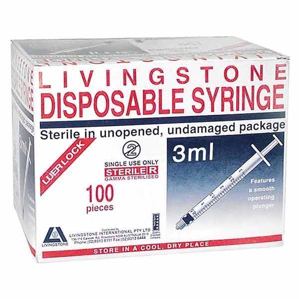 Image of Unifix Syringe Luer Lock 3ml by Terumo