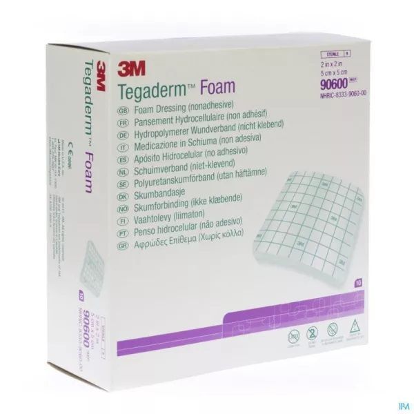 Tegaderm Foam Non-Adhesive Dressing 5x5cm - Tegaderm product image for SEO optimization