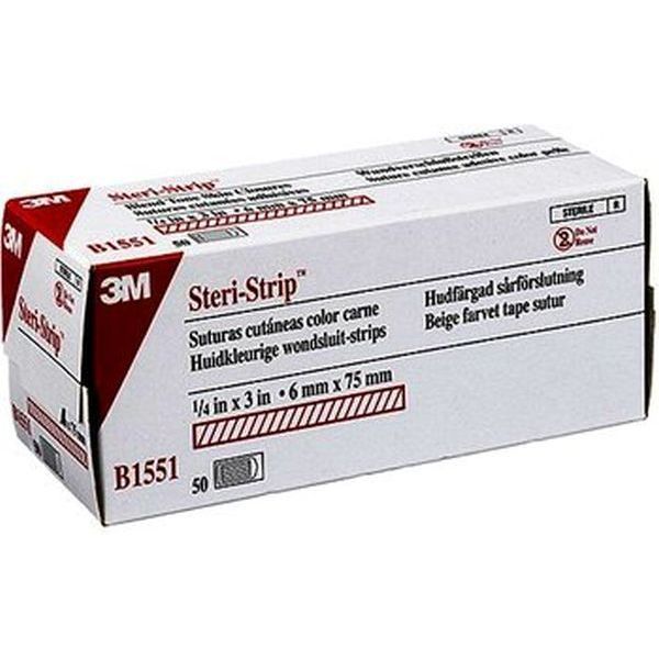 Steri-Strip Skin Wound Strip 6x75mm 3/Strip - Steri-Strip product image for SEO optimization
