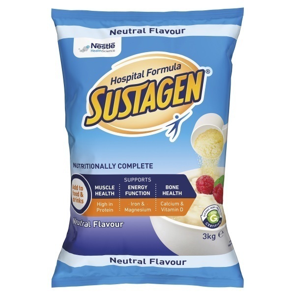 Sustagen Powder Hospital Formula Neutral 3kg Bag - Sustagen product image for SEO optimization