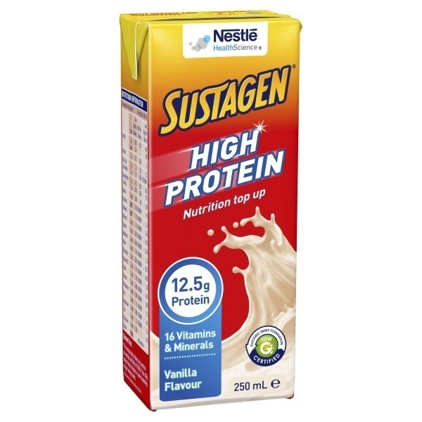 Sustagen Vanilla Ready To Drink 250ml Tetra - Sustagen product image for SEO optimization